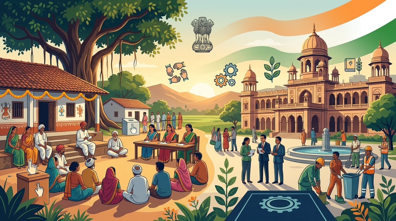 MP Panchayati Raj System 73rd Amendment 1993 Act PESA Rules 2022 Master Guide