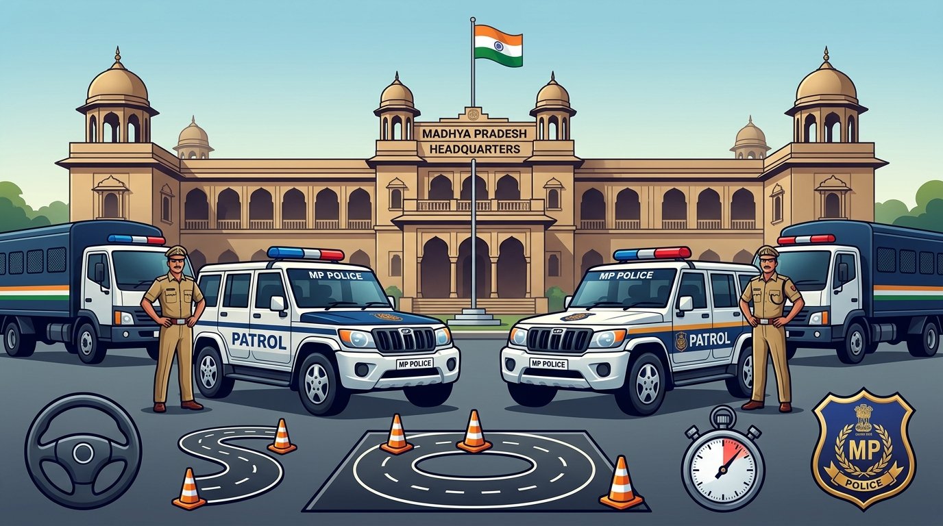 MP Police 1000 Constable Driver Recruitment 2026 Eligibility and Trade Test Guide
